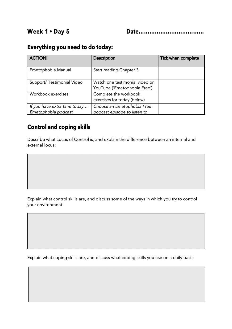 Example Page from New Emeto Workbook